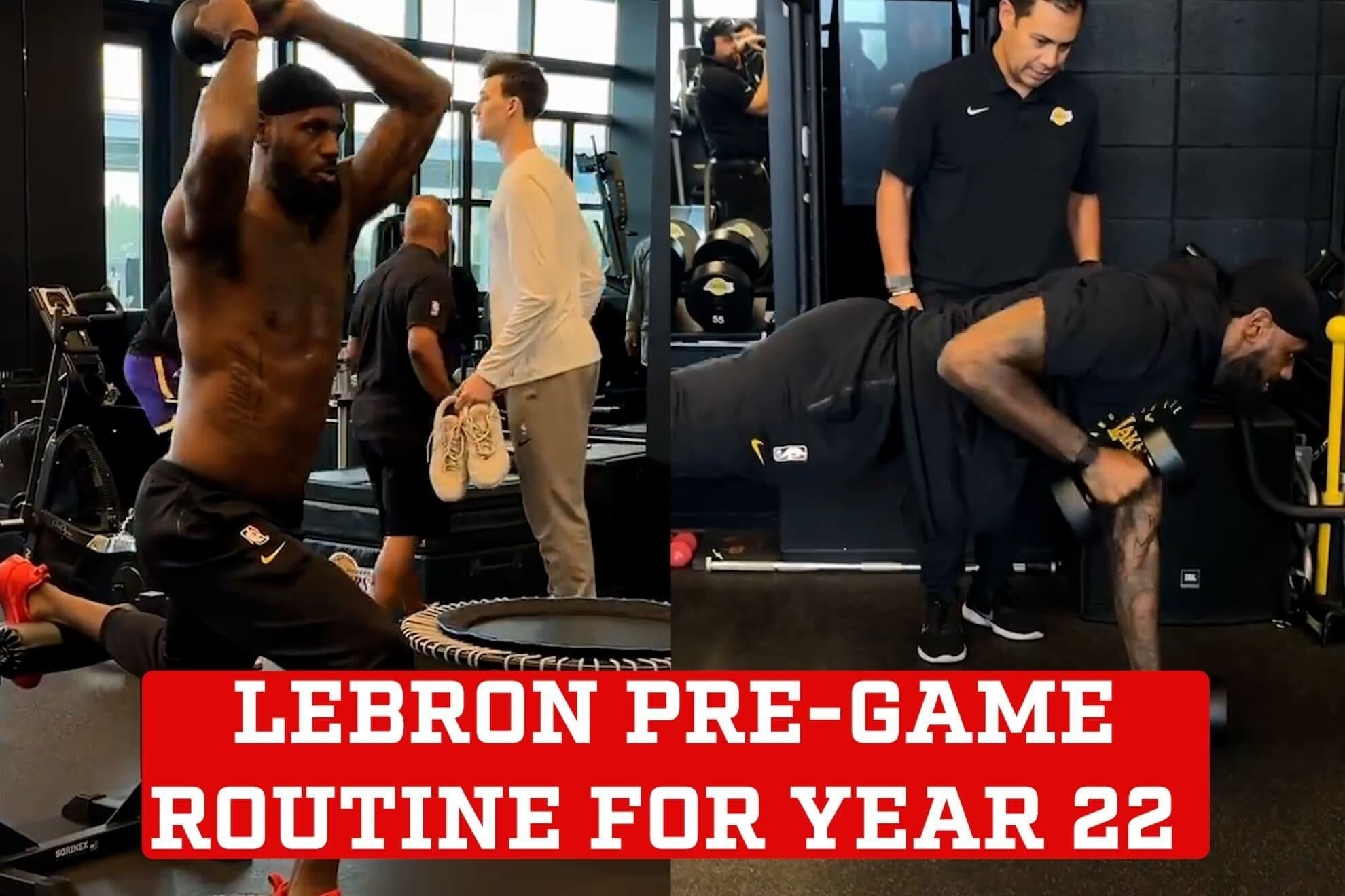 Lebron James hard workout routine for his 22nd year in the NBA