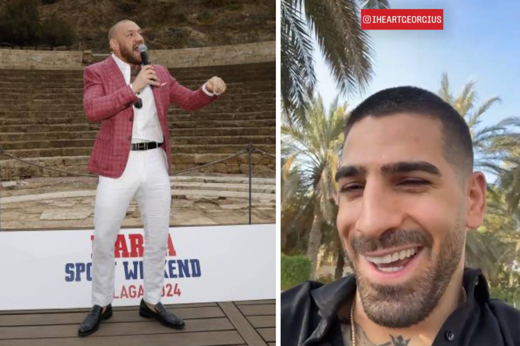 Topuria reacciona a los ataques de McGregor en el MARCA Sport Weekend