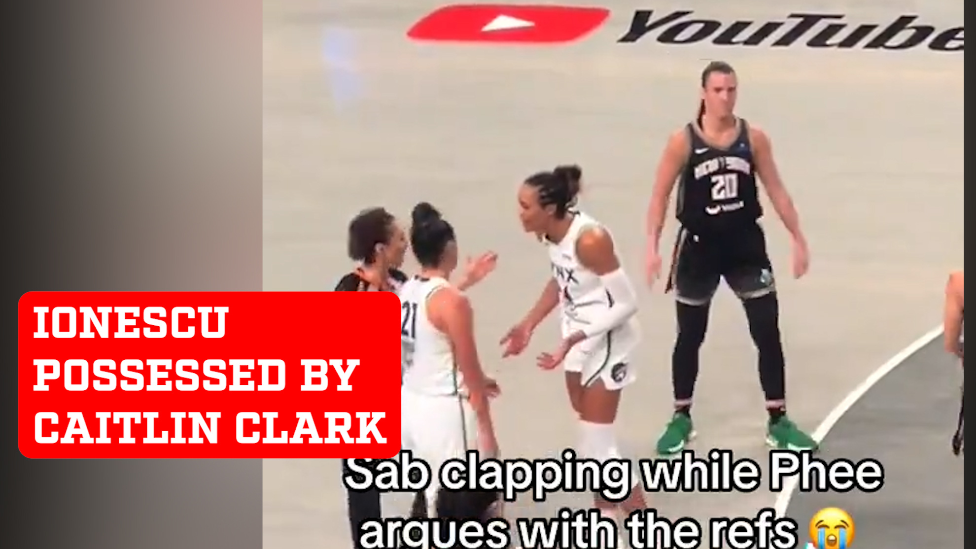 Sabrina Ionescu was possessed by Caitlin Clark during the WNBA Finals