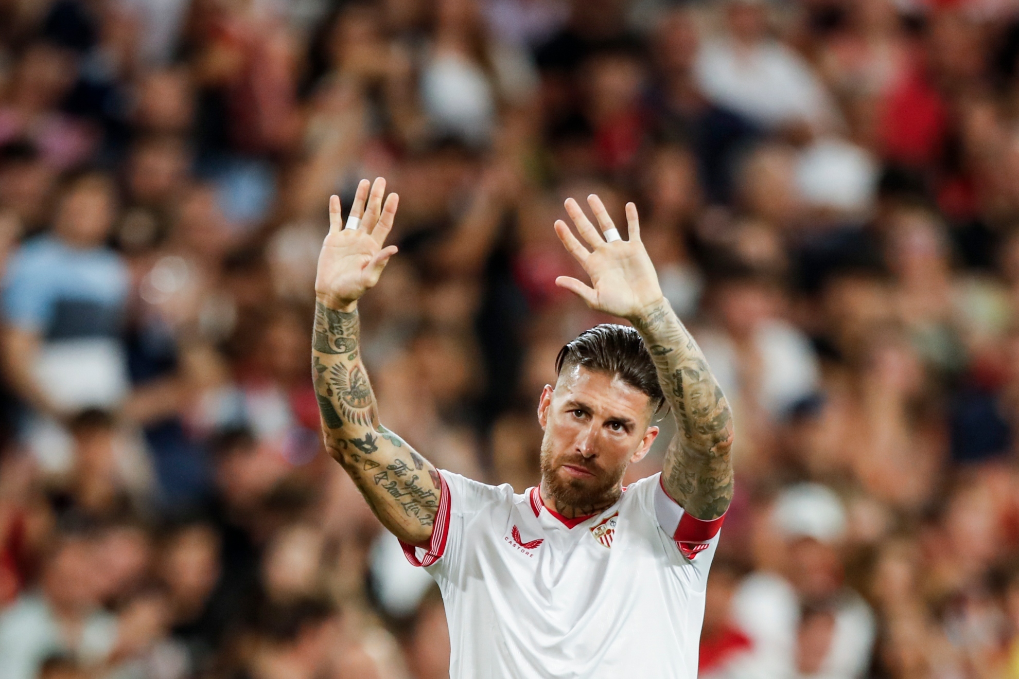 Ramos, con el Sevilla.