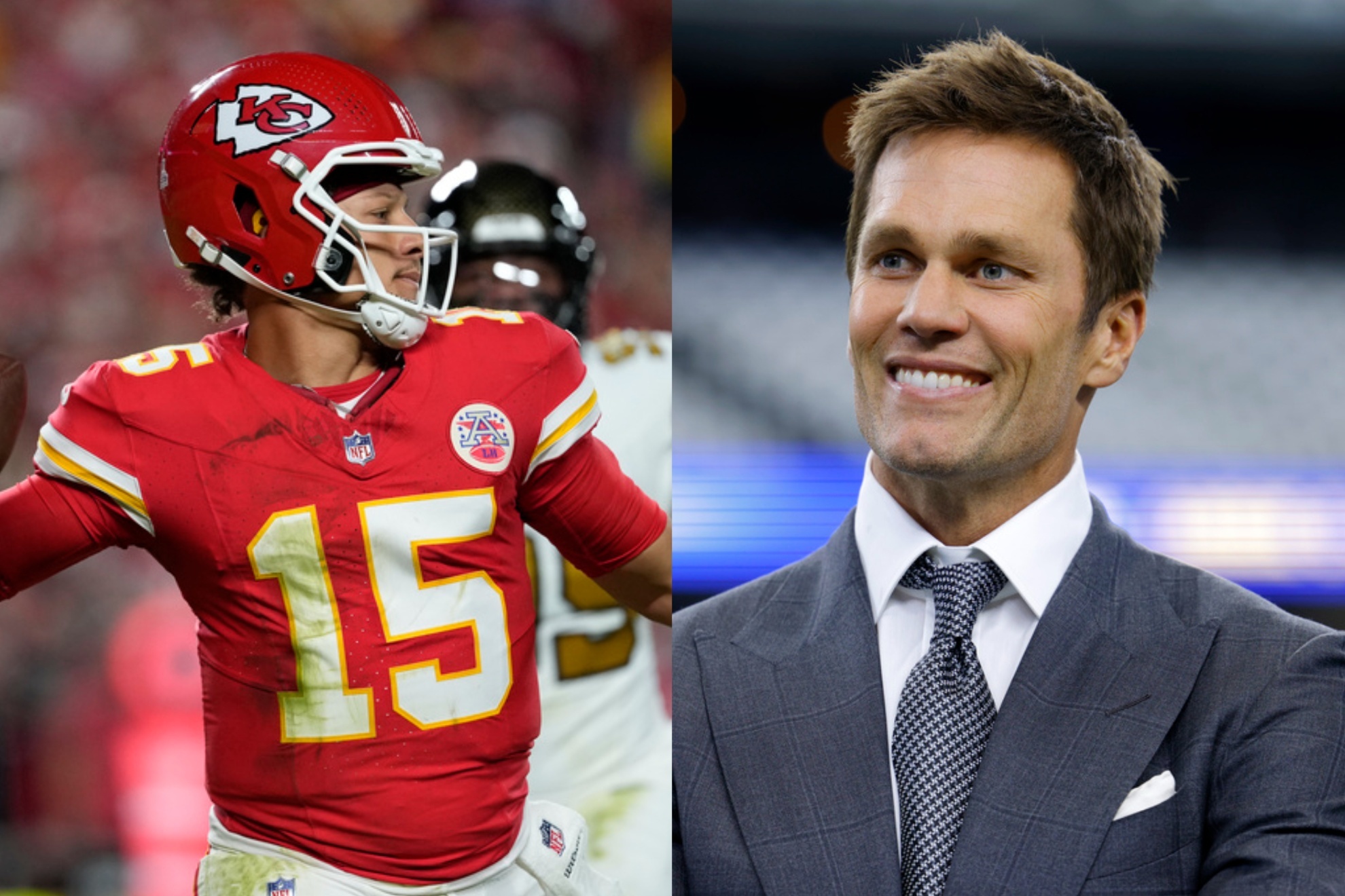 Patrick Mahomes will play this week under the watchful eye of Tom Brady.