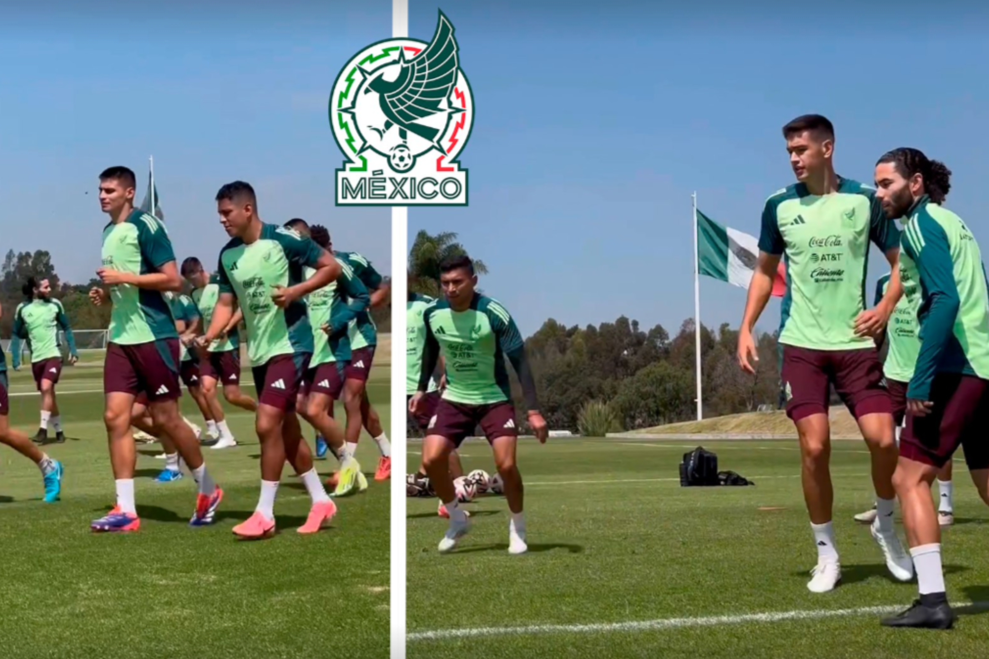 La Seleccin Mexicana hace entrenamiento previo a viajar a Guadalajara para enfrentar a Estados Unidos